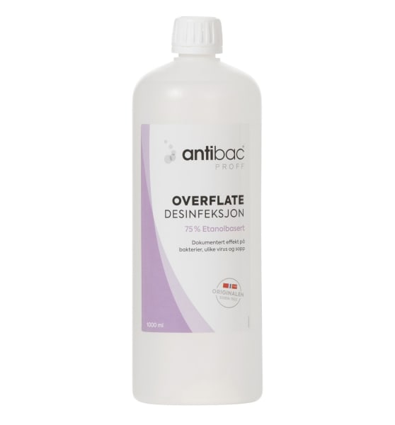 Desinfeksjon overfl. Antibac 75% 1000ml