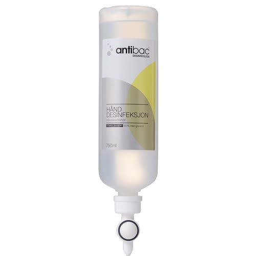 Desinfeks hånd Antibac 85% 750 ml m/dos.