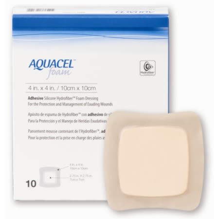 Bandasje Aquacel Foam adh 10x10cm