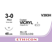 Sutur Vicryl 3-0 FS-2 45cm Lilla