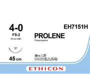 Sutur Prolene 4-0 FS-2 45cm Blå