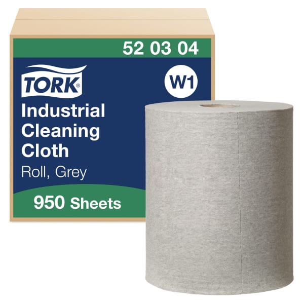 Industriklut Tork W1 rull grå