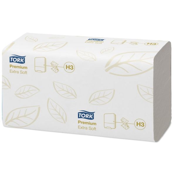 Håndtørk H3 Singelfold Premium Soft 2l