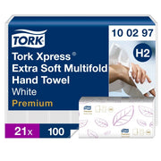 Håndtørk h2 xpress premium extra soft 2l