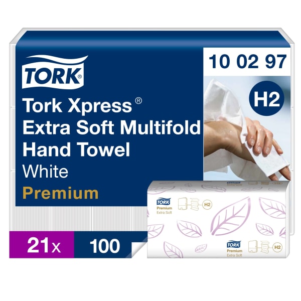 Håndtørk h2 xpress premium extra soft 2l