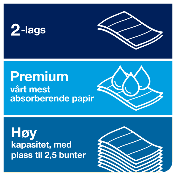 Håndtørk h2 xpress premium extra soft 2l