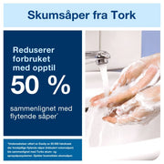 Skumsåpedispenser Tork S4 sort