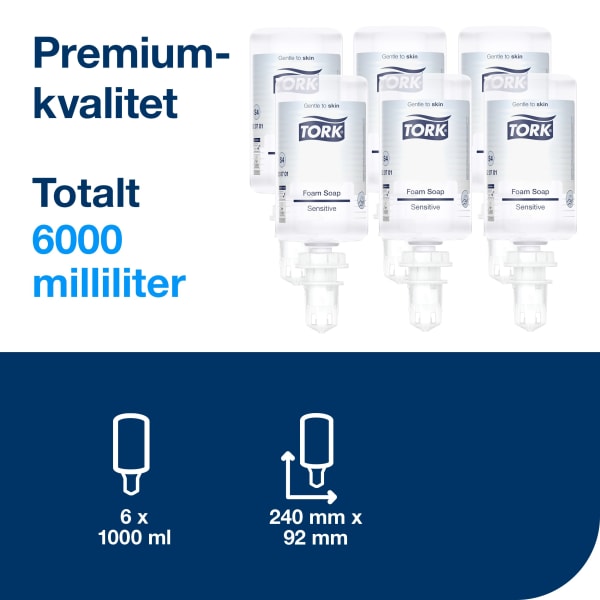 Skumsåpe Tork S4 Ekstra Mild 1l